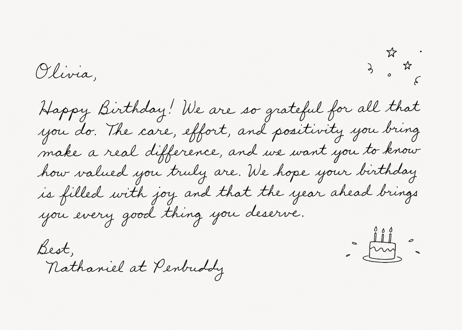 PenBuddy handwritten recognition card