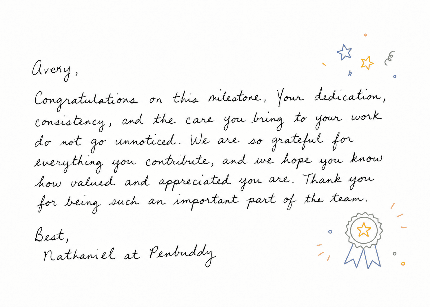 PenBuddy handwritten recognition card