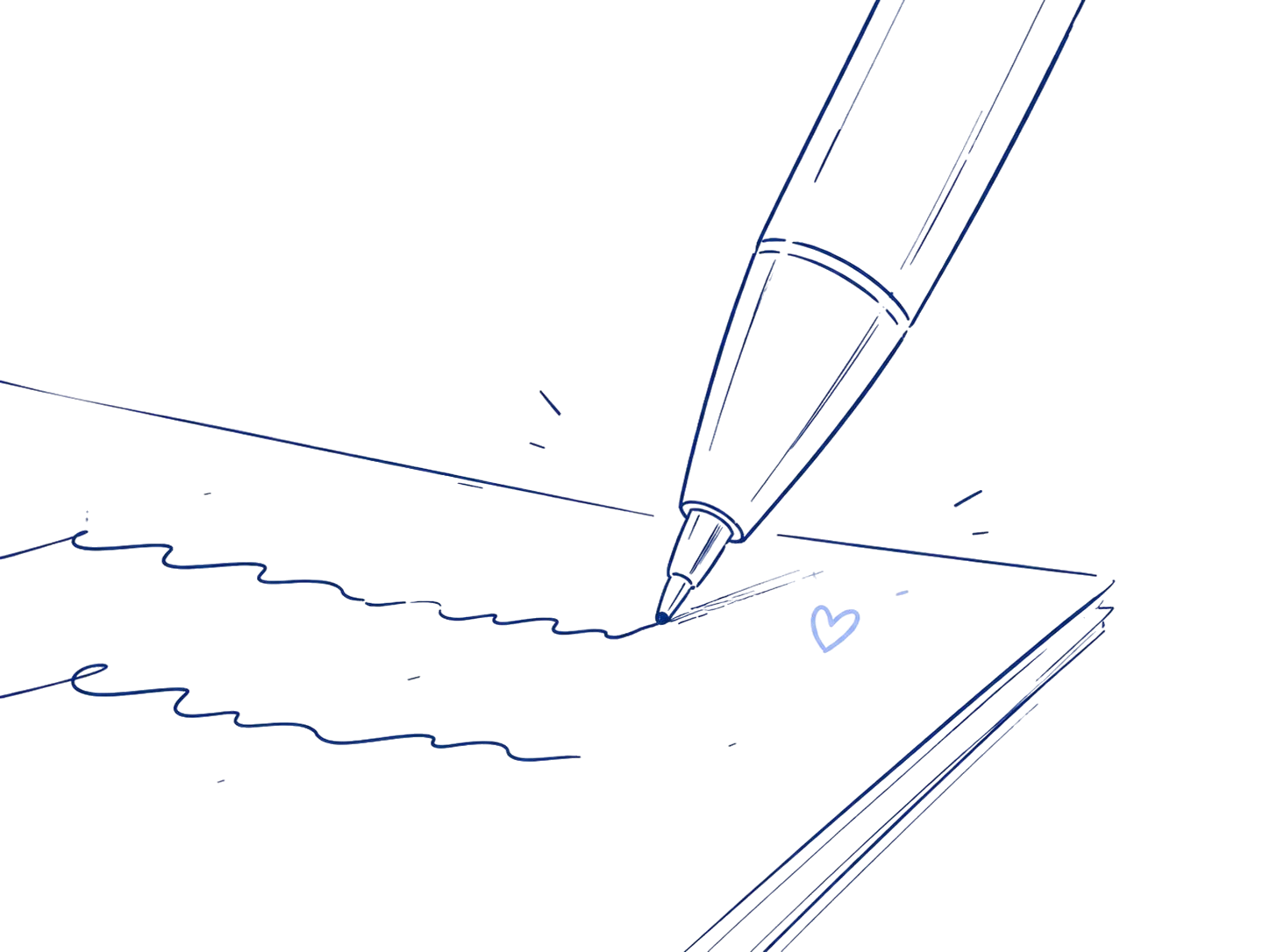 Close up of a real ballpoint pen